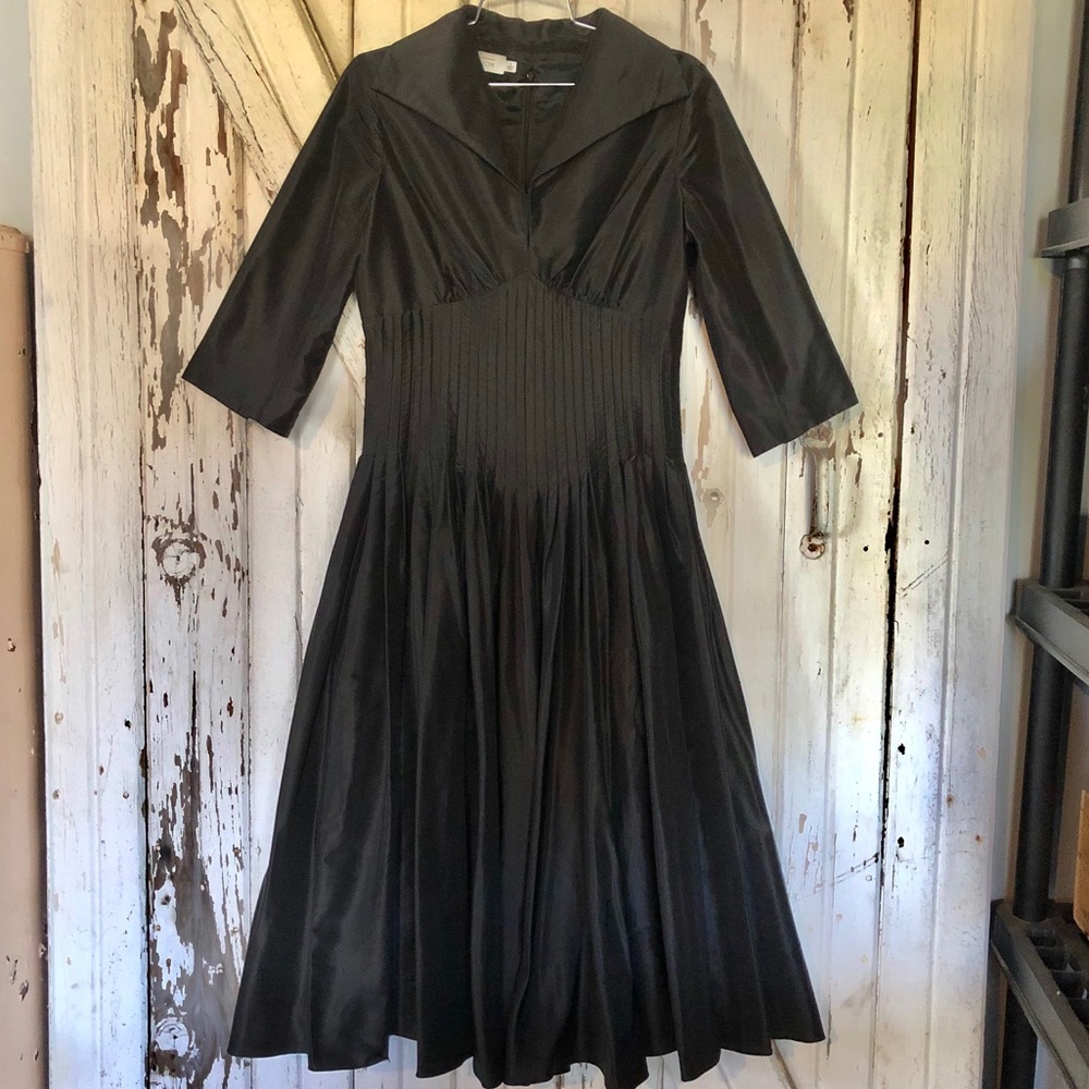 TERI JON Rickie Freeman Black Dress Size 8
